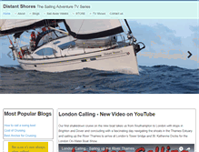 Tablet Screenshot of distantshores.ca